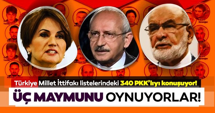 Türkiye, Millet İttifakı listelerindeki 340 PKK’lıyı konuşuyor!