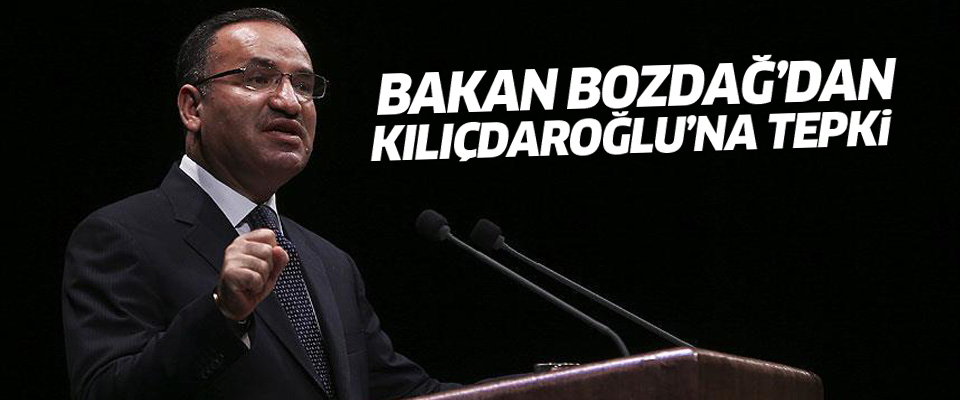 Adalet Bakanı Bozdağ'dan Kılıçdaroğlu'na tepki