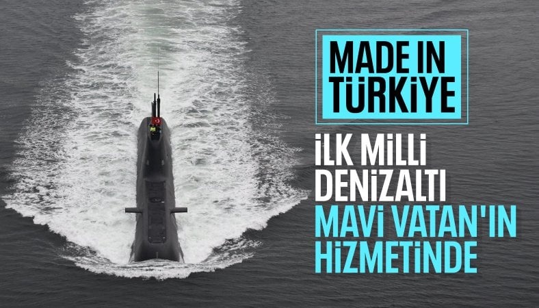 Türkiye'nin ilk yerli ve milli denizaltısı Pirireis göreve başladı