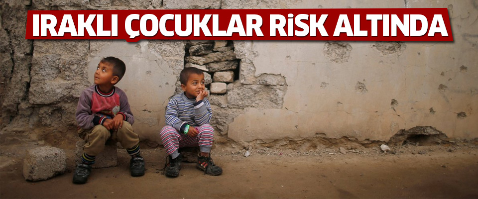 UNICEF: Irak'ta 3 milyon 600 bin çocuk risk altında