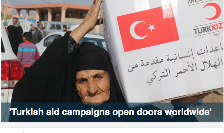 'Turkish aid campaigns open doors worldwide'