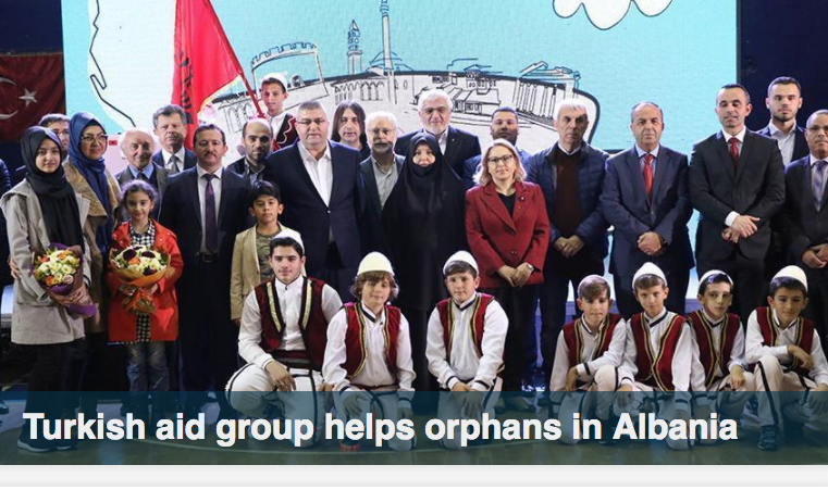 Turkish aid group helps orphans in Albania