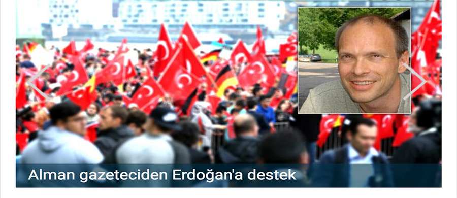 Alman gazeteciden Erdoğan'a destek..