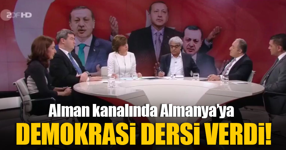 AK Partili Yeneroğlu, Alman kanalında Almanya'ya demokrasi dersi verdi..