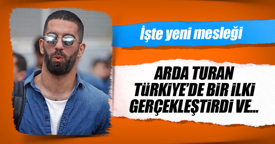 Arda Turan Türkiye'de bir ilki gerçekleştirdi..
