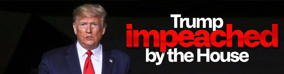 US President Trump impeached by US House