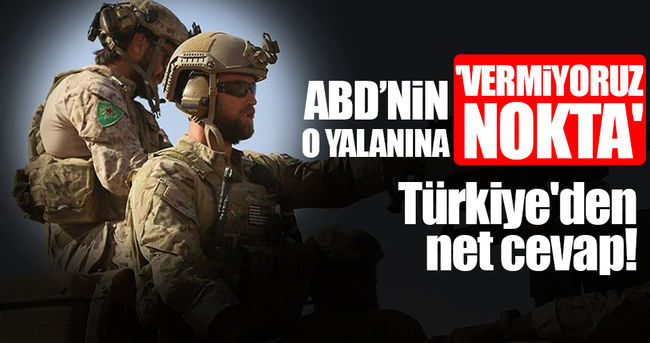 Bakan Çavuşoğlu: ABD YPG'ye silah veriyor! Nokta!