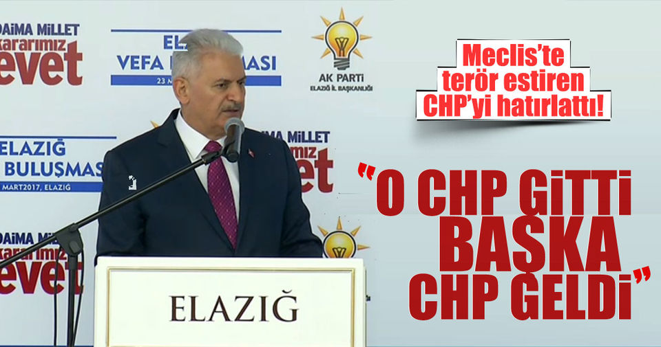 Başbakan Binali Yıldırım: CHP birden bire kuzu gibi oldu