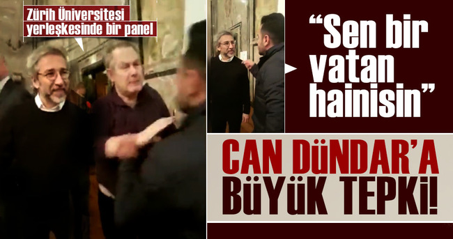 Can Dündar'a soru sormak isteyen Türk vatandaşı saldırıya uğradı