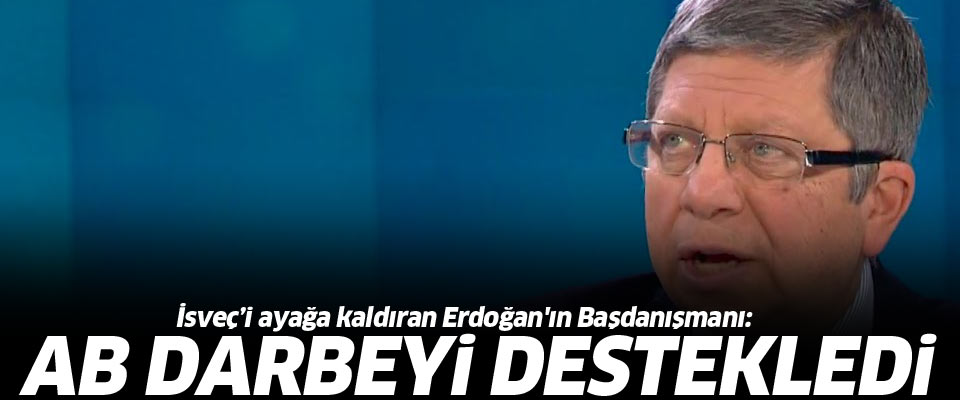 Erdoğan'ın Başdanışmanı: AB darbeyi destekledi