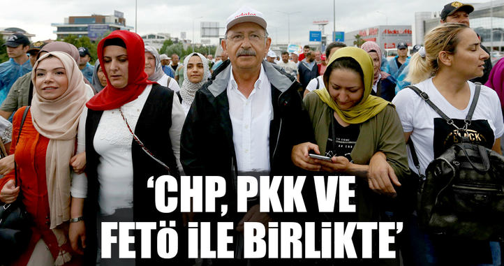 ‘CHP, PKK ve FETÖ ile birlikte’