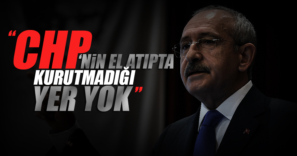 Latif Erdoğan: "CHP’nin el atıpta kurutmadığı bir yer yok"