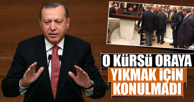 CHP’nin kürsü işgaline Erdoğan’dan ilk yorum: Bunlar milletten de rahatsız..
