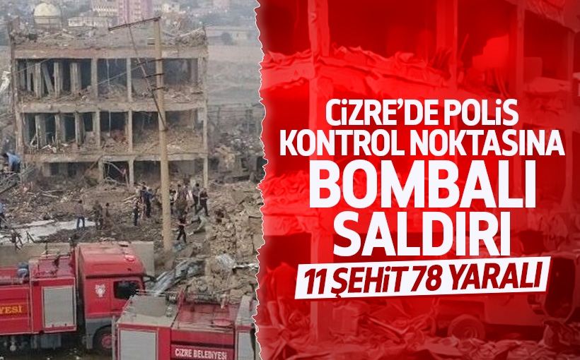 Cizre Çevik Kuvvet Müdürlüğü'nde bombalı saldırı!