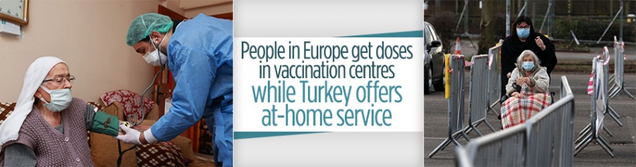 Coronavirus vaccination: Turkey provides people at-home service