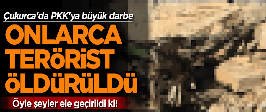 Çukurca'da PKK büyük darbe, onlarca terörist öldürüldü