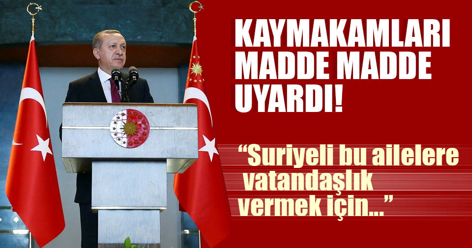 Cumhurbaşkanı Erdoğan kaymakamlara hitap etti: ''83 milyonluk bir Türkiye'yiz!..''