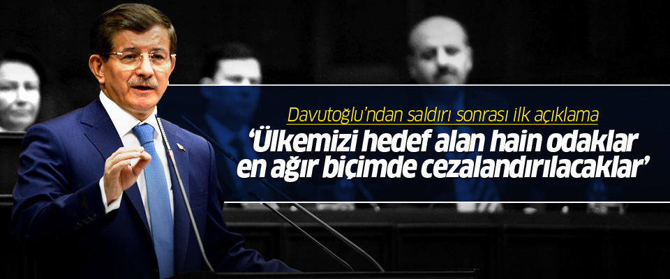 Başbakan Davutoğlu sert konuştu!..