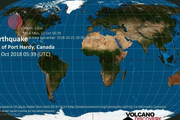 Kanada'da 6.7 şiddetinde deprem