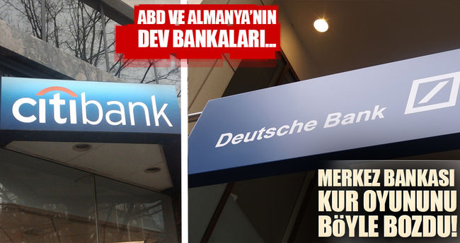 Deutschebank ve Citibank’a Merkez perdesi!