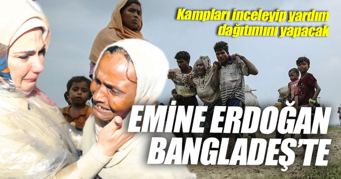 Emine Erdoğan Bangladeş’te...