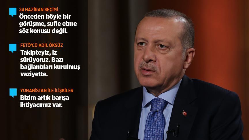 Cumhurbaşkanı Erdoğan merak edilen soruları cevapladı..