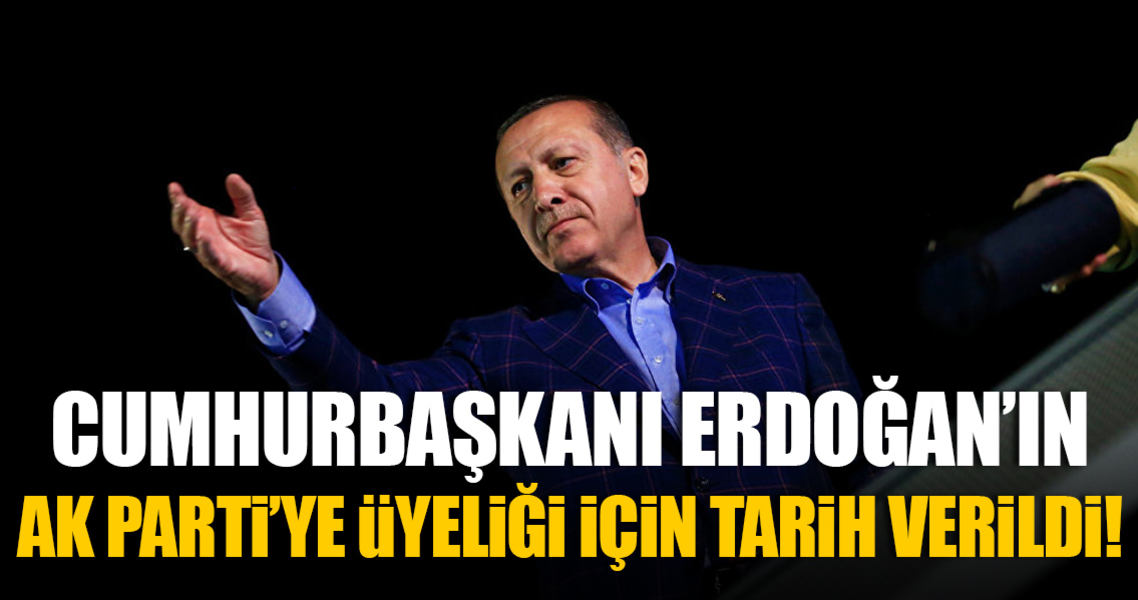 Erdoğan ne zaman AK Parti'li  olacak? 