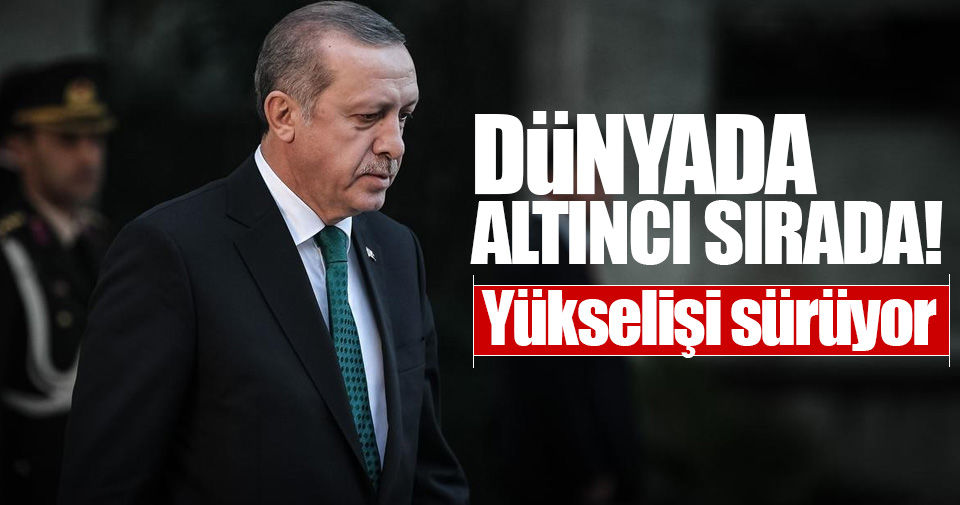 Erdoğan, dünya liderleri arasında en çok takip edilen 6. kişi