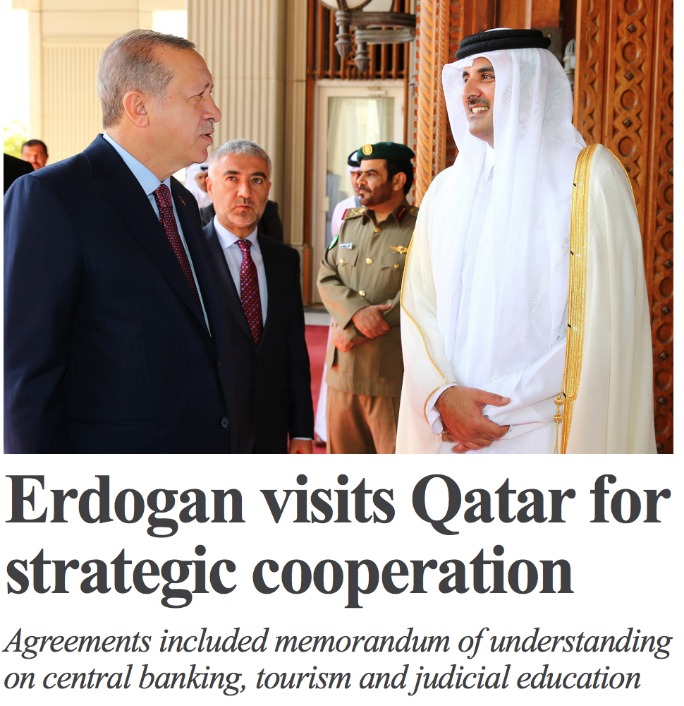 Turkey, Qatar sign deals during Erdogan's visit to Doha
