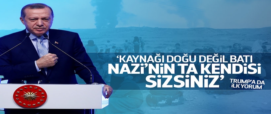 Erdoğan: Nazi'nin ta kendisi sizsiniz!..