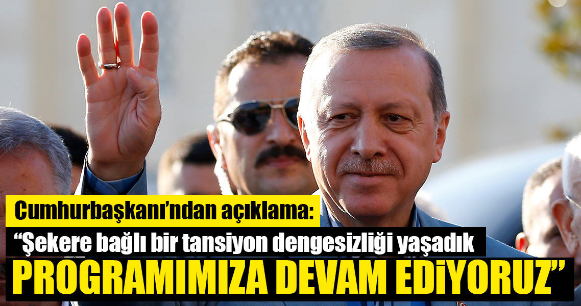 Cumhurbaşkanı Erdoğan bayram namazı sonrası konuştu