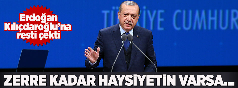 Erdoğan'dan Kılıçdaroğlu'na sert tepki!..