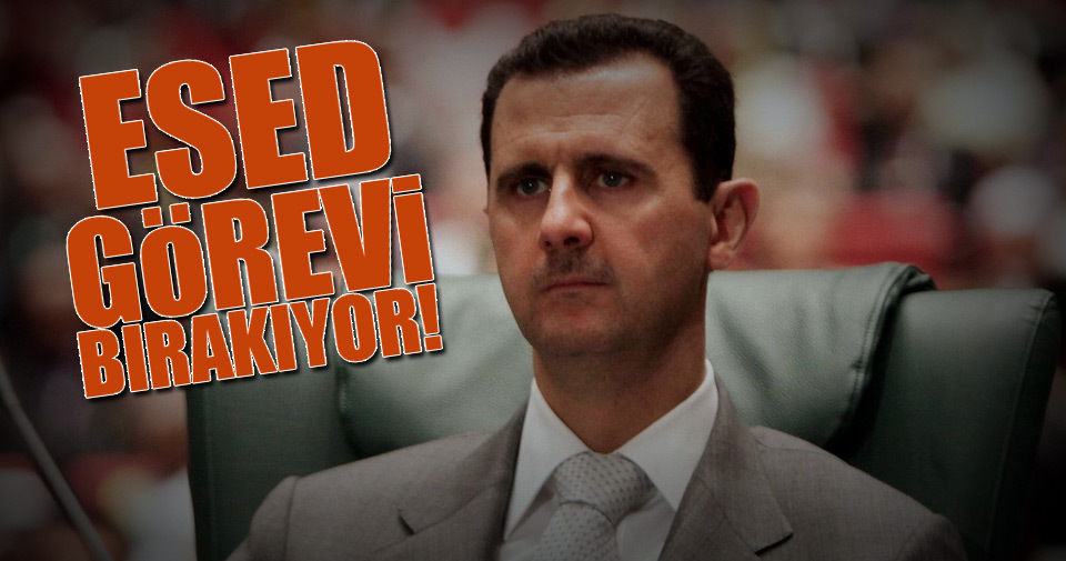 Esad görevi devredecek!