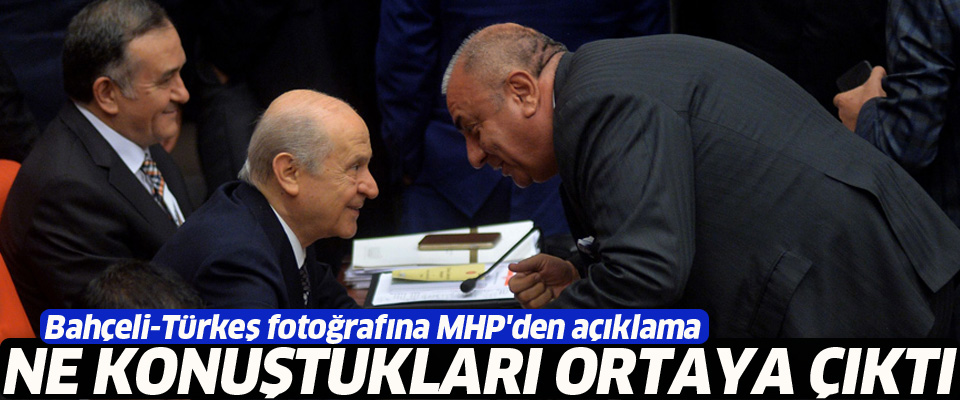 Bahçeli-Türkeş fotoğrafına MHP'den açıklama geldi