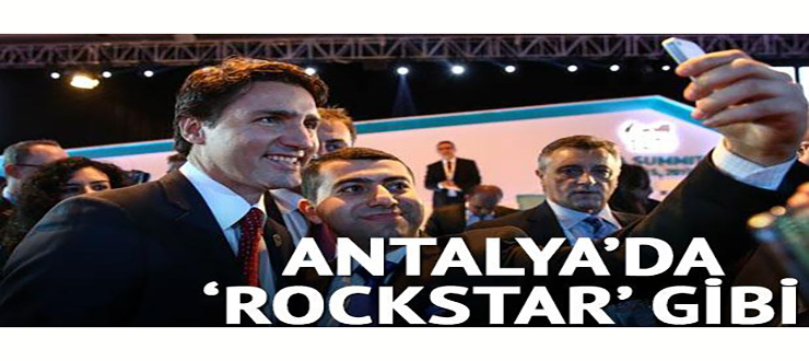 Trudeau Antalya'nın gözdesi..