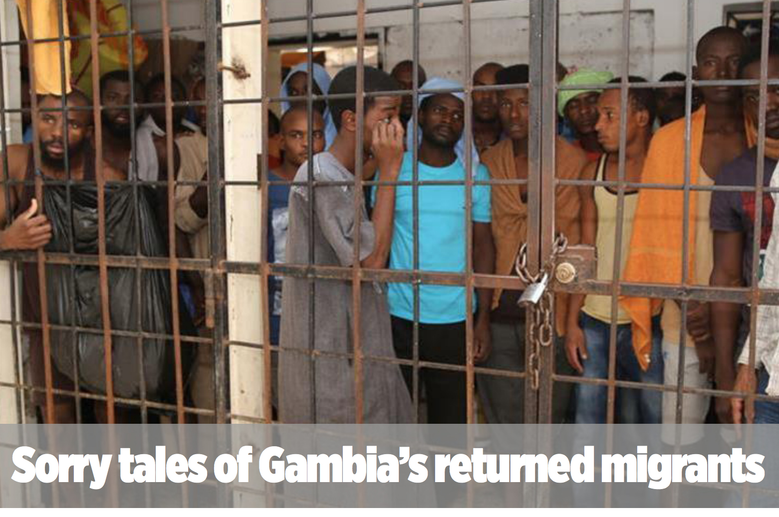 Sorry tales of Gambia's returned migrants
