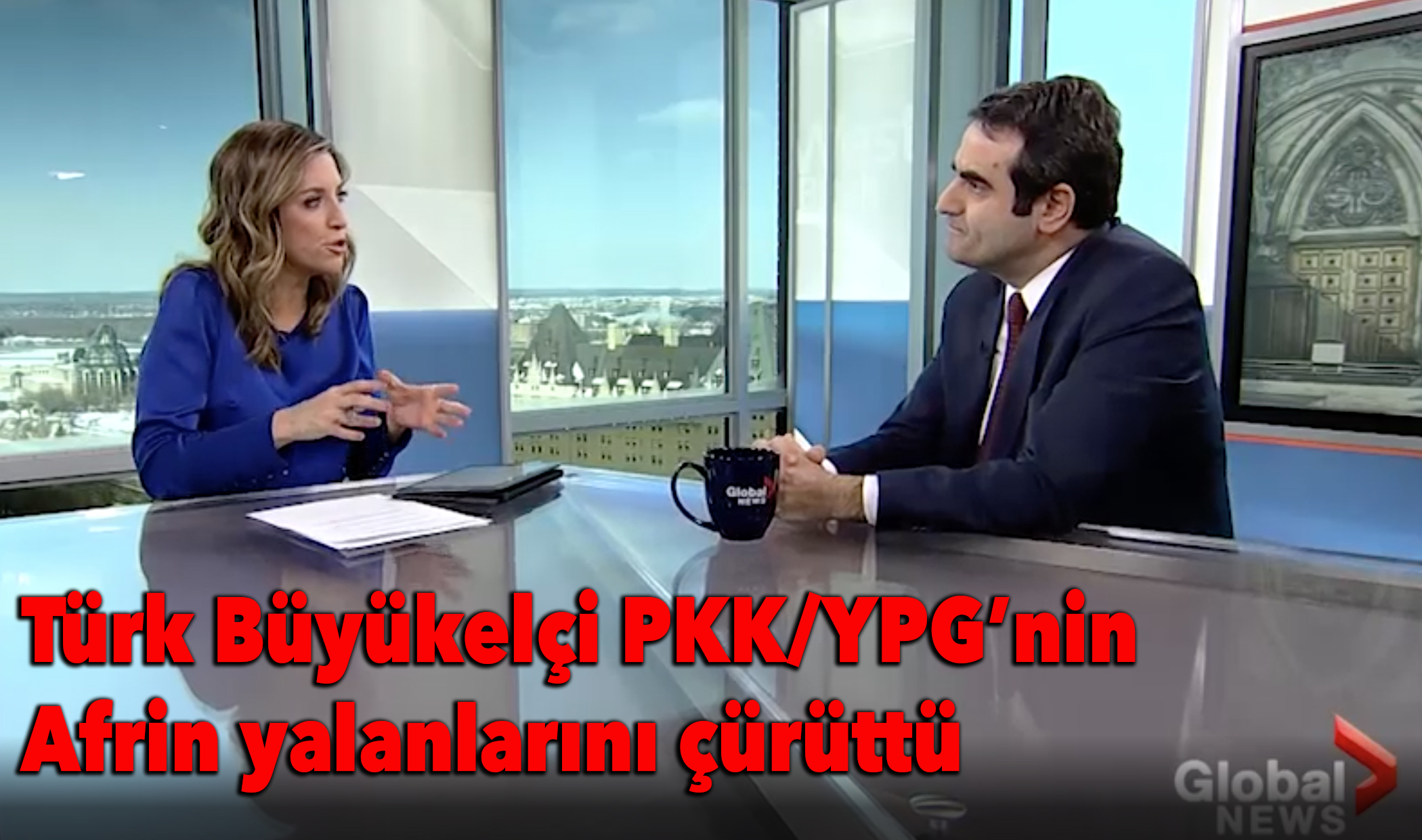 Türk Büyükelçi PKK/YPG’nin Afrin yalanlarını çürüttü