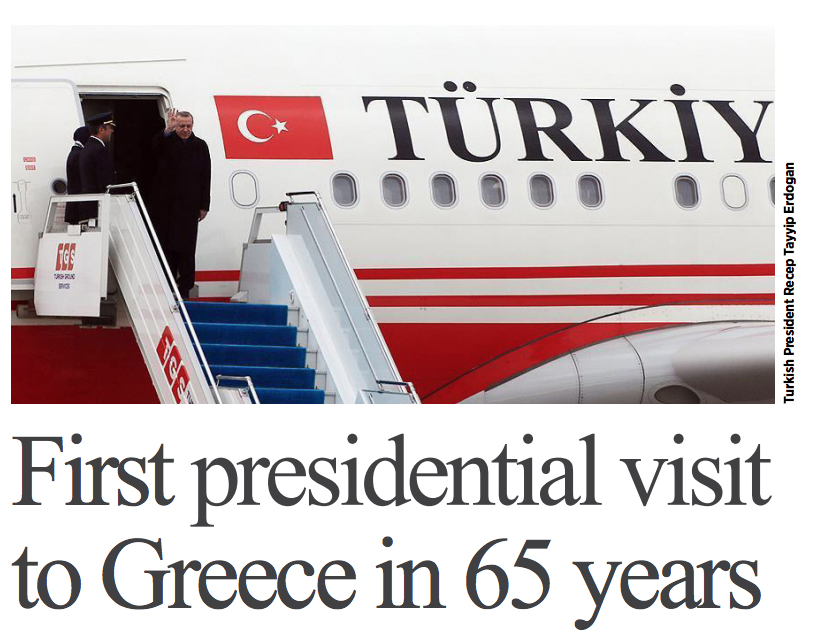 Turkey's president to make 1st Greece visit in 65 years
