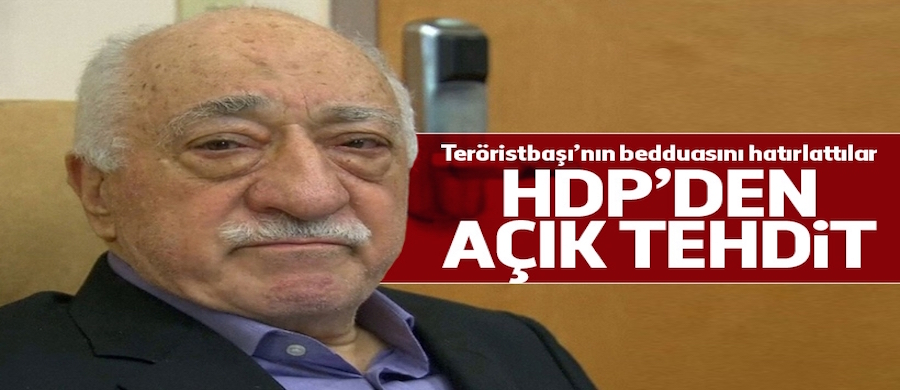 HDP'den FETÖ ağzıyla tehdit: Evlerine ateş düşecek'..