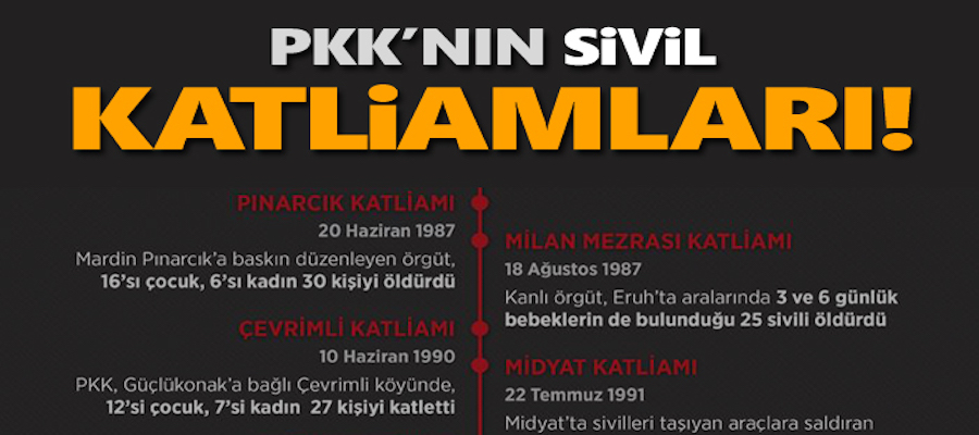 PKK'nın sivil katliamları
