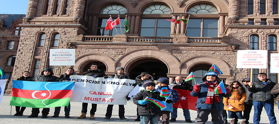 Hocalı Soykırımı Toronto’da protesto edildi