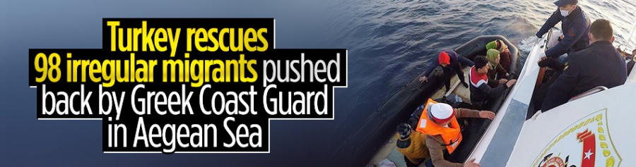 Turkey rescues 98 irregular migrants in Aegean Sea