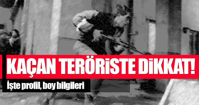 İzmir'deki çatışmada kaçan teröristle ilgili bilgiler..