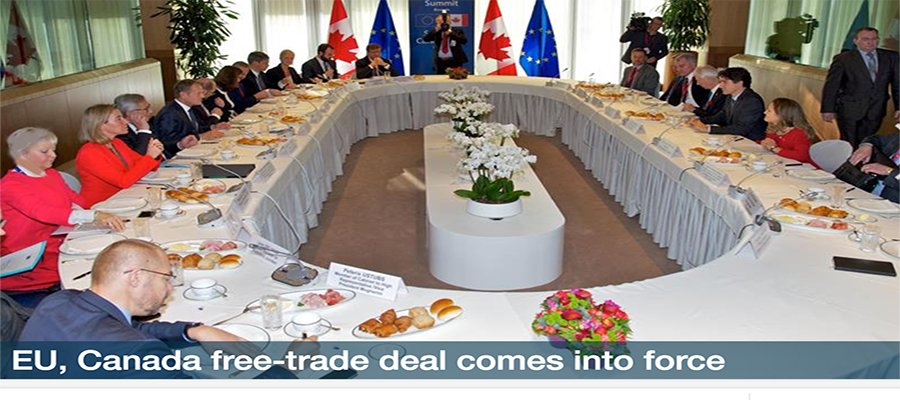 EU, Canada free-trade deal comes into force