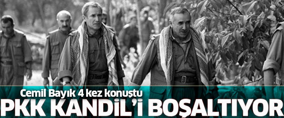 PKK Kandil'i boşaltıyor