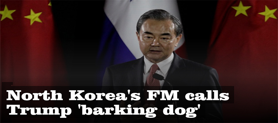 North Korea's FM calls Trump 'barking dog'
