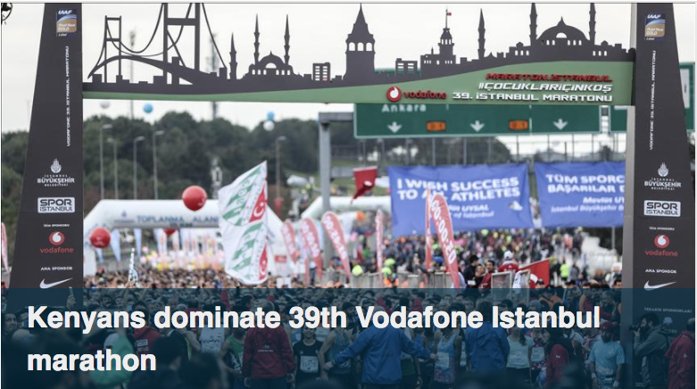 Kenyans dominate 39th Vodafone Istanbul marathon