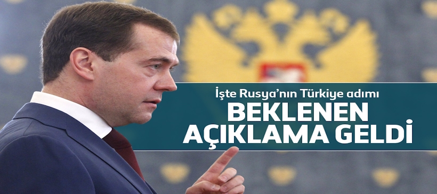 Medvedev'den Türkiye açıklaması!