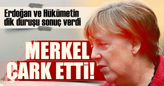 Merkel çark etti!..