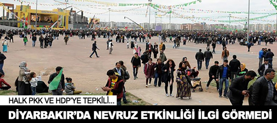 Diyarbakır'da nevruz etkinliği ilgi görmedi